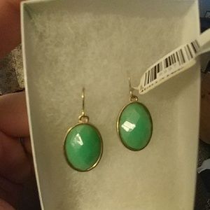 NWT Violets Blue dangle earings